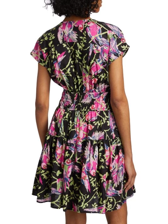 Derek Lam 10 Crosby Tora V-Neck Drawstring Minidress 7 Derek Lam 10 Crosby Tora V-Neck Drawstring Minidress - Image 5