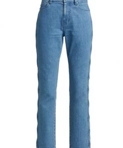 Derek Lam 10 Crosby Paloma Wavy-Seam High-Rise Slim-Fit Jeans
