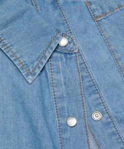 Derek Lam 10 Crosby Marley Ruched-Sleeve Snap-Front Shirt -HERMÈS And Derek Lam 10 Crosby Sales unnamed file 849