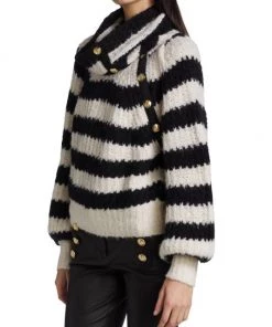 Derek Lam 10 Crosby Astra Asymmetric-Button Turtleneck Sweater -HERMÈS And Derek Lam 10 Crosby Sales unnamed file 874