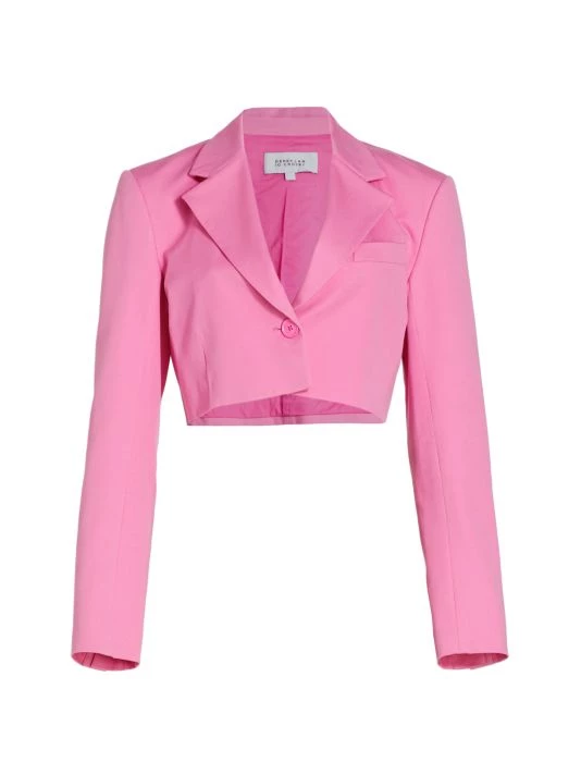 Derek Lam 10 Crosby Courtney Cropped Single-Breasted Blazer 3 Derek Lam 10 Crosby Courtney Cropped Single-Breasted Blazer