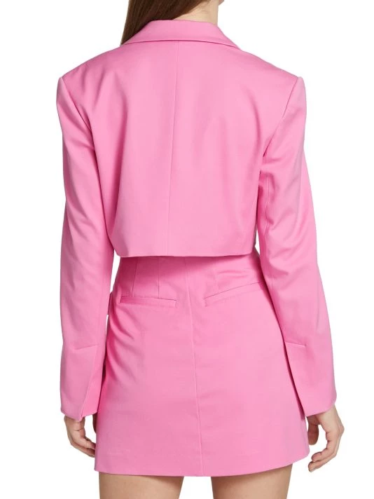 Derek Lam 10 Crosby Courtney Cropped Single-Breasted Blazer 7 Derek Lam 10 Crosby Courtney Cropped Single-Breasted Blazer - Image 5