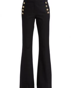 Derek Lam 10 Crosby Robertson Flare Pants Midnight
