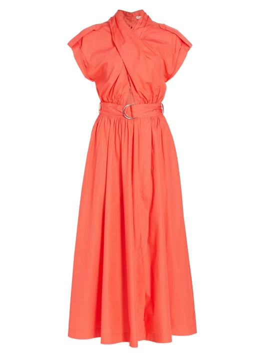 Derek Lam 10 Crosby Celeste Wrap Dress White 3 Derek Lam 10 Crosby Celeste Wrap Dress White