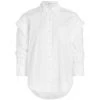 Derek Lam 10 Crosby Marley Ruched Sleeve Shirt Peony