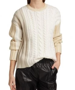 Derek Lam 10 Crosby Rory Mixed Cable-Knit Sweater -HERMÈS And Derek Lam 10 Crosby Sales unnamed file 962