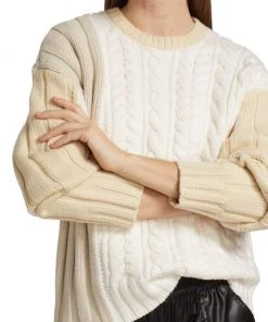 Derek Lam 10 Crosby Rory Mixed Cable-Knit Sweater -HERMÈS And Derek Lam 10 Crosby Sales unnamed file 965