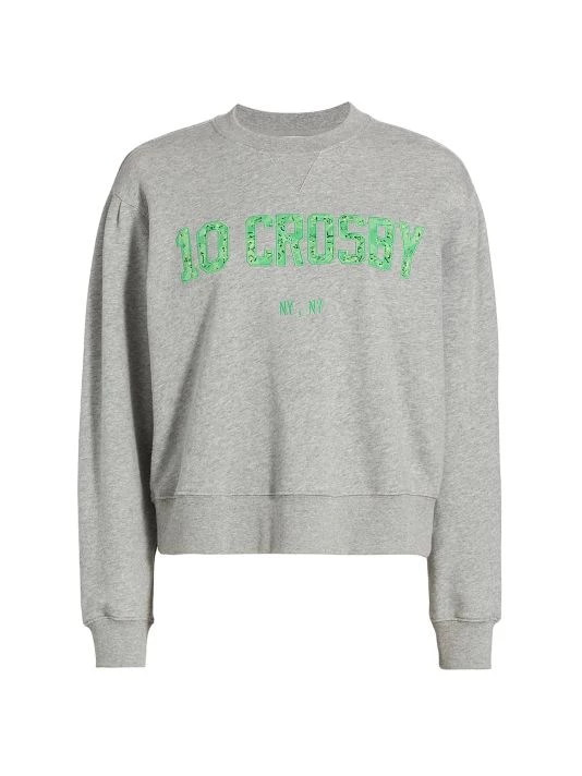 Derek Lam 10 Crosby Ayla Embroidered Sweatshirt 3 Derek Lam 10 Crosby Ayla Embroidered Sweatshirt