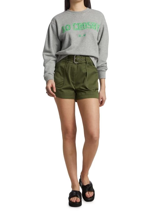 Derek Lam 10 Crosby Ayla Embroidered Sweatshirt 4 Derek Lam 10 Crosby Ayla Embroidered Sweatshirt - Image 2