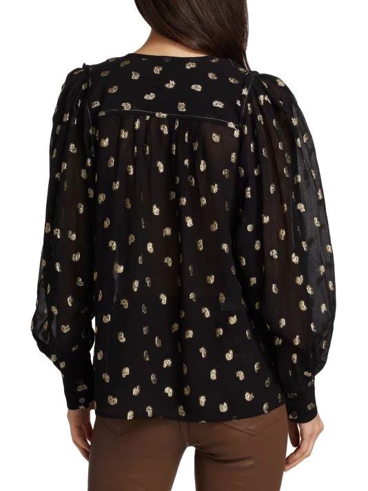 Derek Lam 10 Crosby Ellie Puff-Sleeve Blouse 7 Derek Lam 10 Crosby Ellie Puff-Sleeve Blouse - Image 5