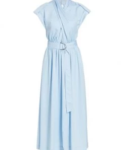 Derek Lam 10 Crosby Celeste Belted Wrap Shirtdress
